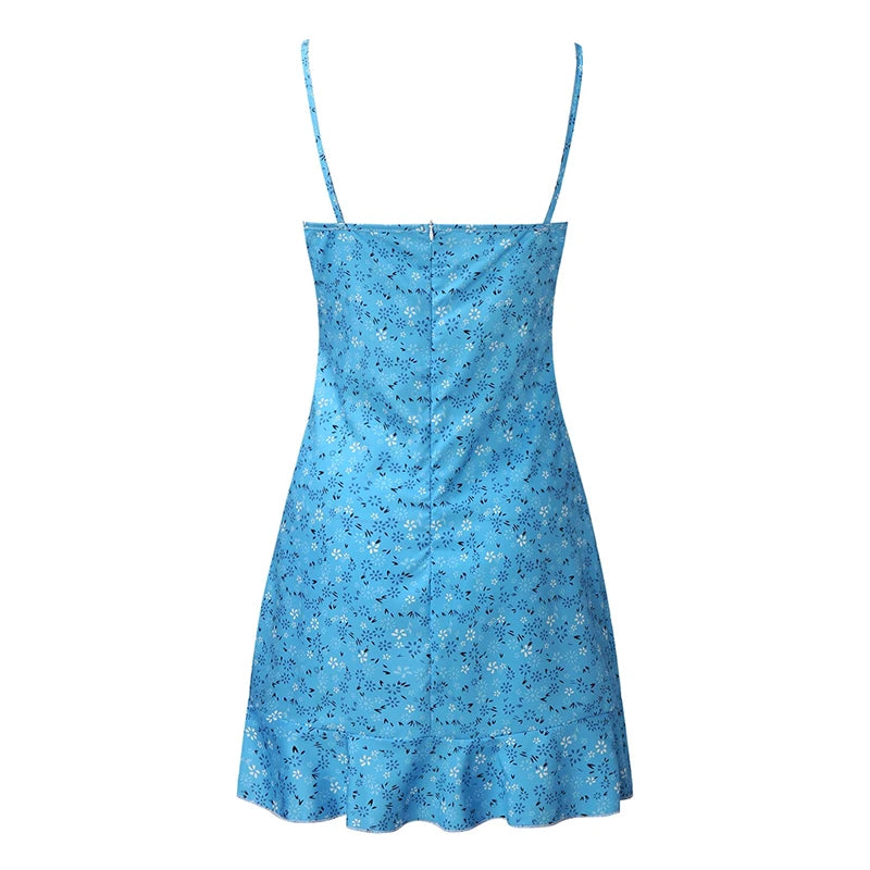 Casual Home Small Floral Dress