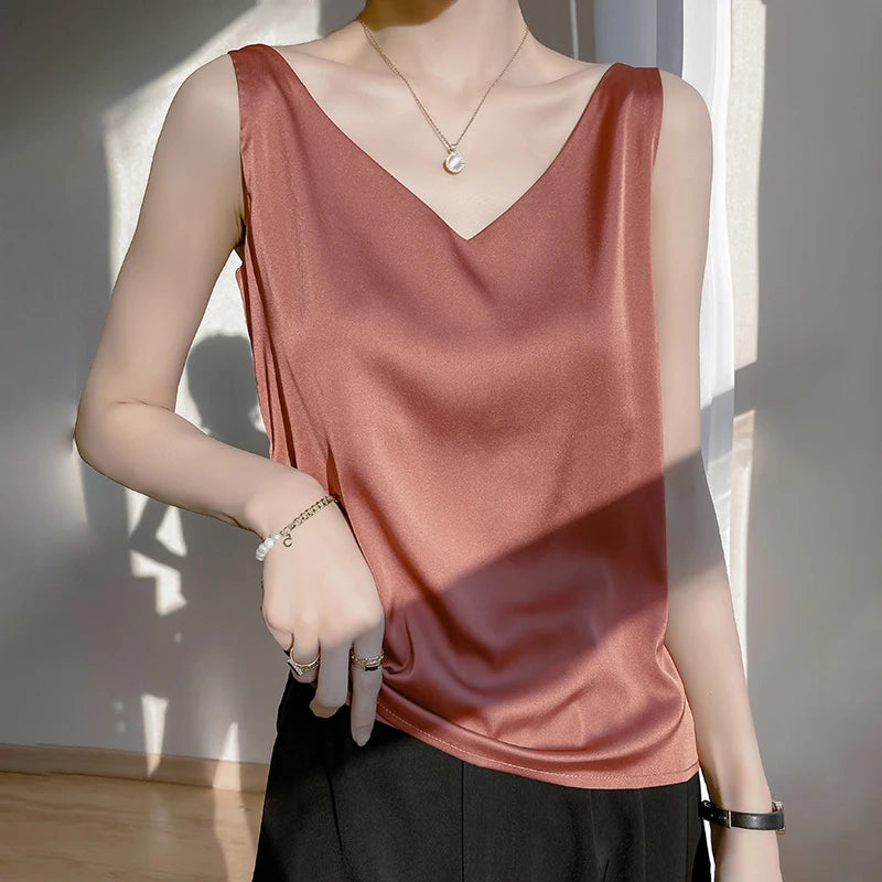 Office Lady Korean Tank Top
