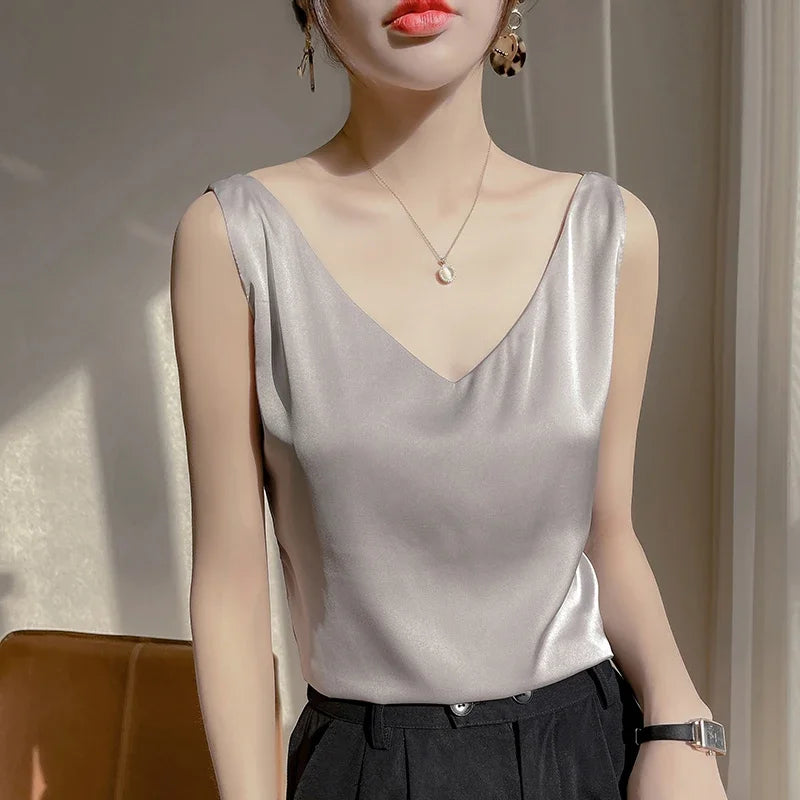 Office Lady Korean Tank Top