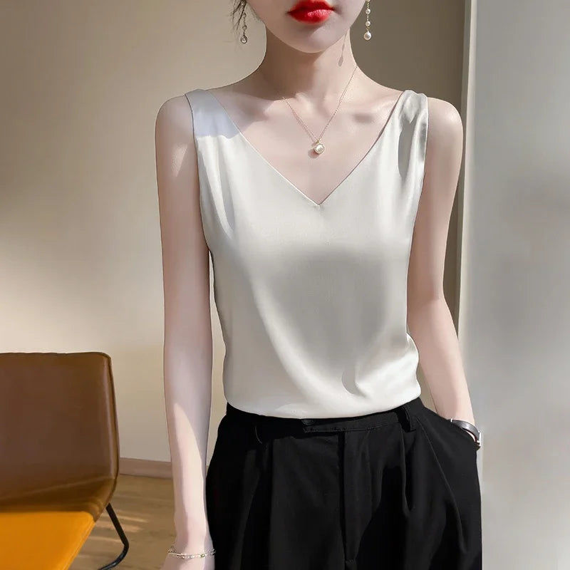 Office Lady Korean Tank Top