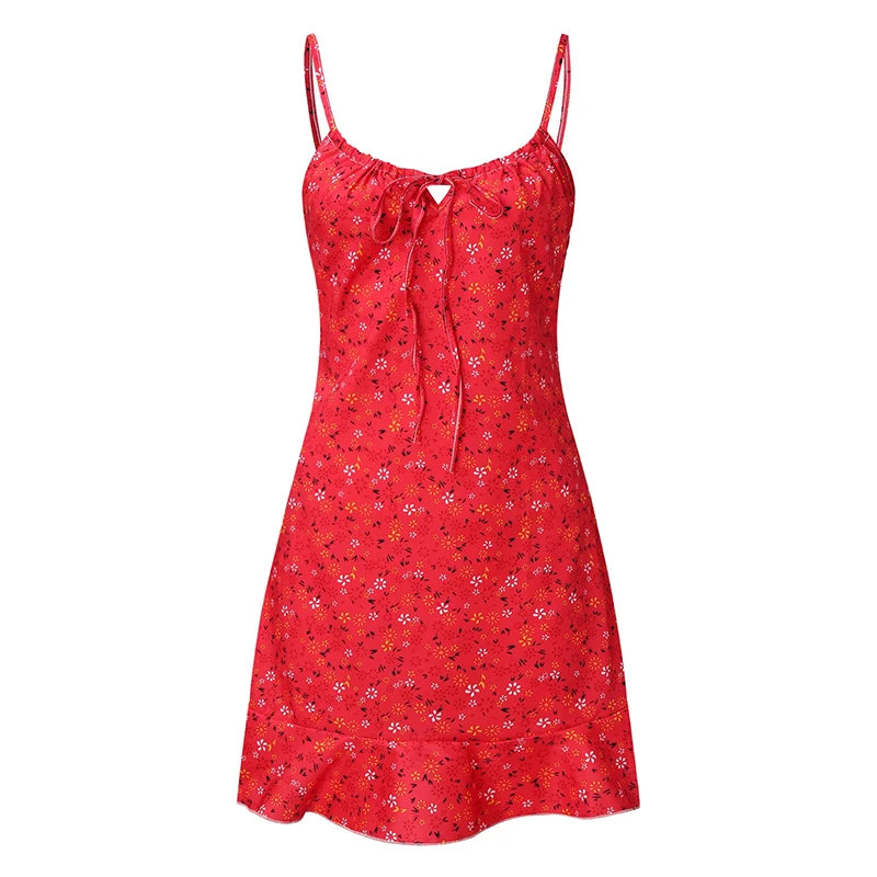 Casual Home Small Floral Dress