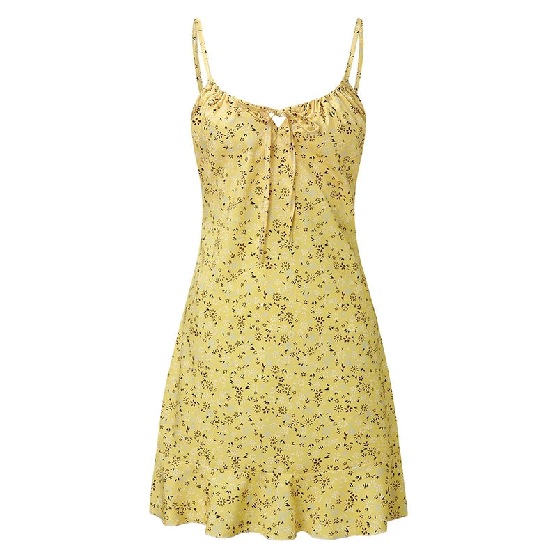 Casual Home Small Floral Dress