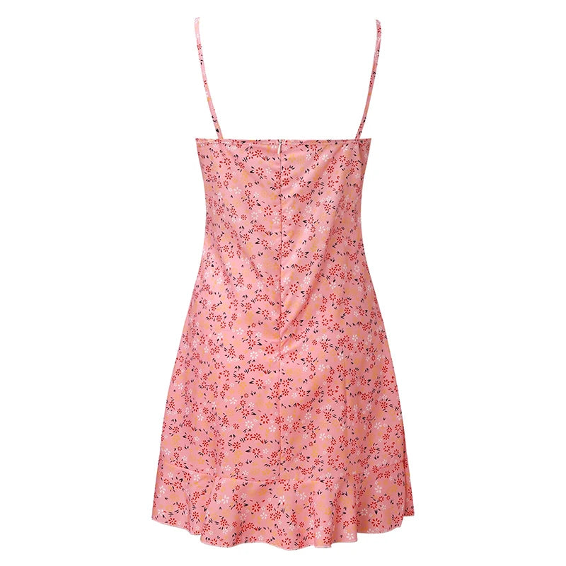 Casual Home Small Floral Dress